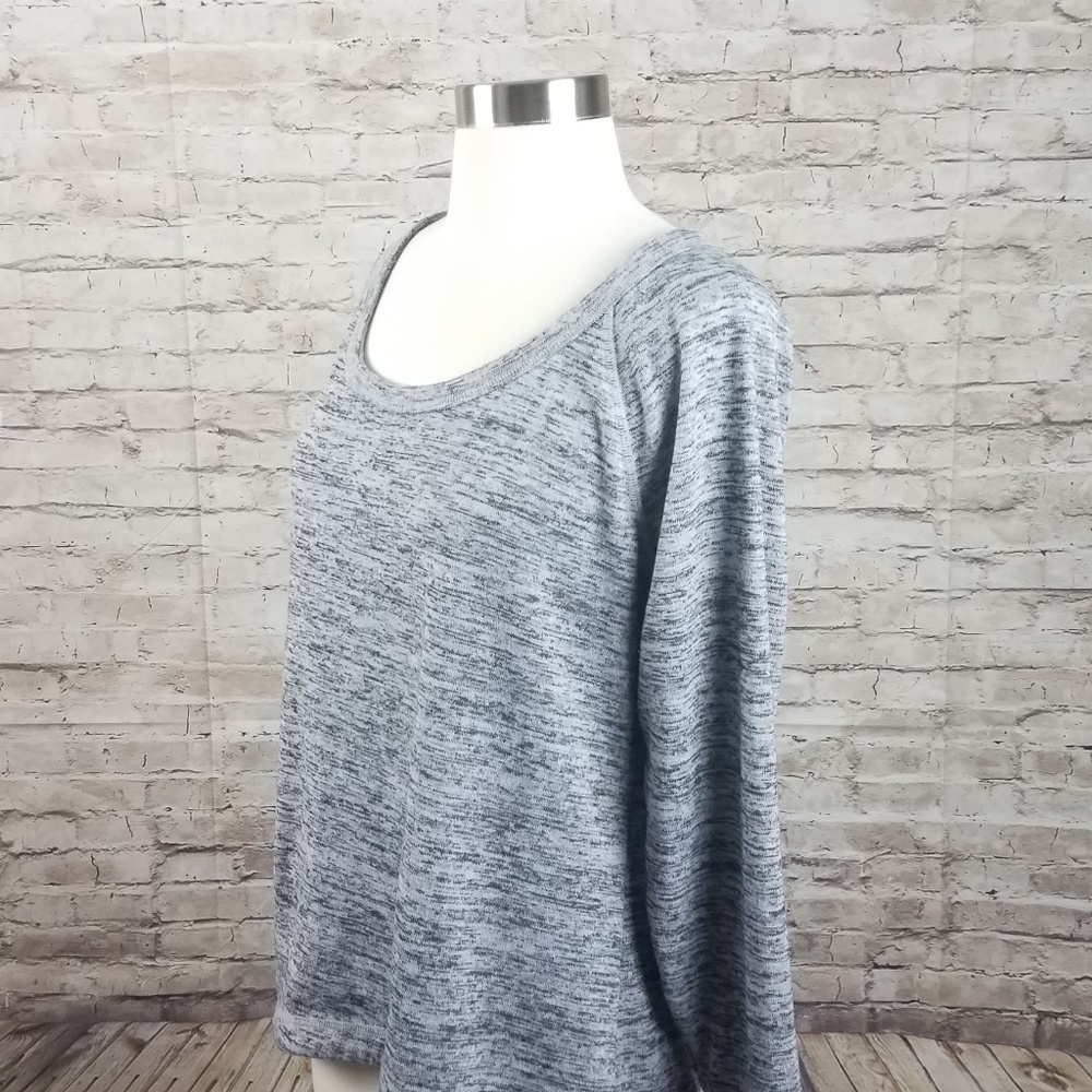Athleta fitness sweatshirt m black long sleeve